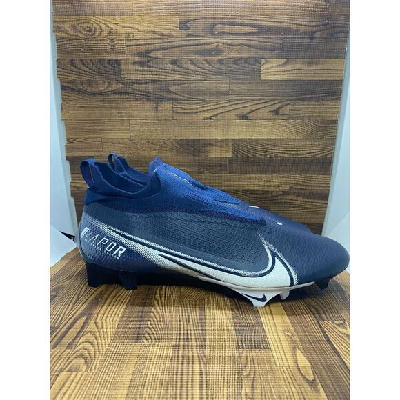 Nike Vapor Edge 360 Elite Flyknit Midnight Navy Cleats Men's Size 14 CV6282-401 - Picture 1 of 8
